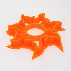 T3D Cookie Cutters Sun Cookie Cutter, Suitable for Cakes Biscuit and Fondant Cookie Mold for Homemade Treats, 3.86in x 3.83in x 0.55in