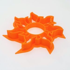 T3D Cookie Cutters Sun Cookie Cutter, Suitable for Cakes Biscuit and Fondant Cookie Mold for Homemade Treats, 3.86in x 3.83in x 0.55in