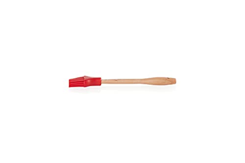 Le Creuset Silicone Pastry Brush, 6 3/4" x 1 1/8", Cerise