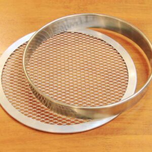 YARDWE Stainless Steel Muffin Rings Mousse Rings 9 inch Non Stick Pizza Cutter Rings Egg Pancake Rings Metal Tart Pastry Rings Molds for Cooking Baking Cakes Desserts Dough