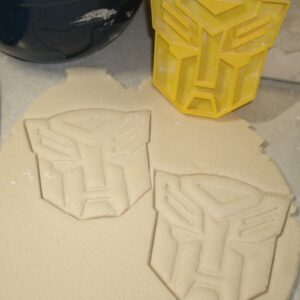 INSPIRED BY TRANSFORMERS THEME SET OF 3 COOKIE CUTTERS MADE IN USA PR1004