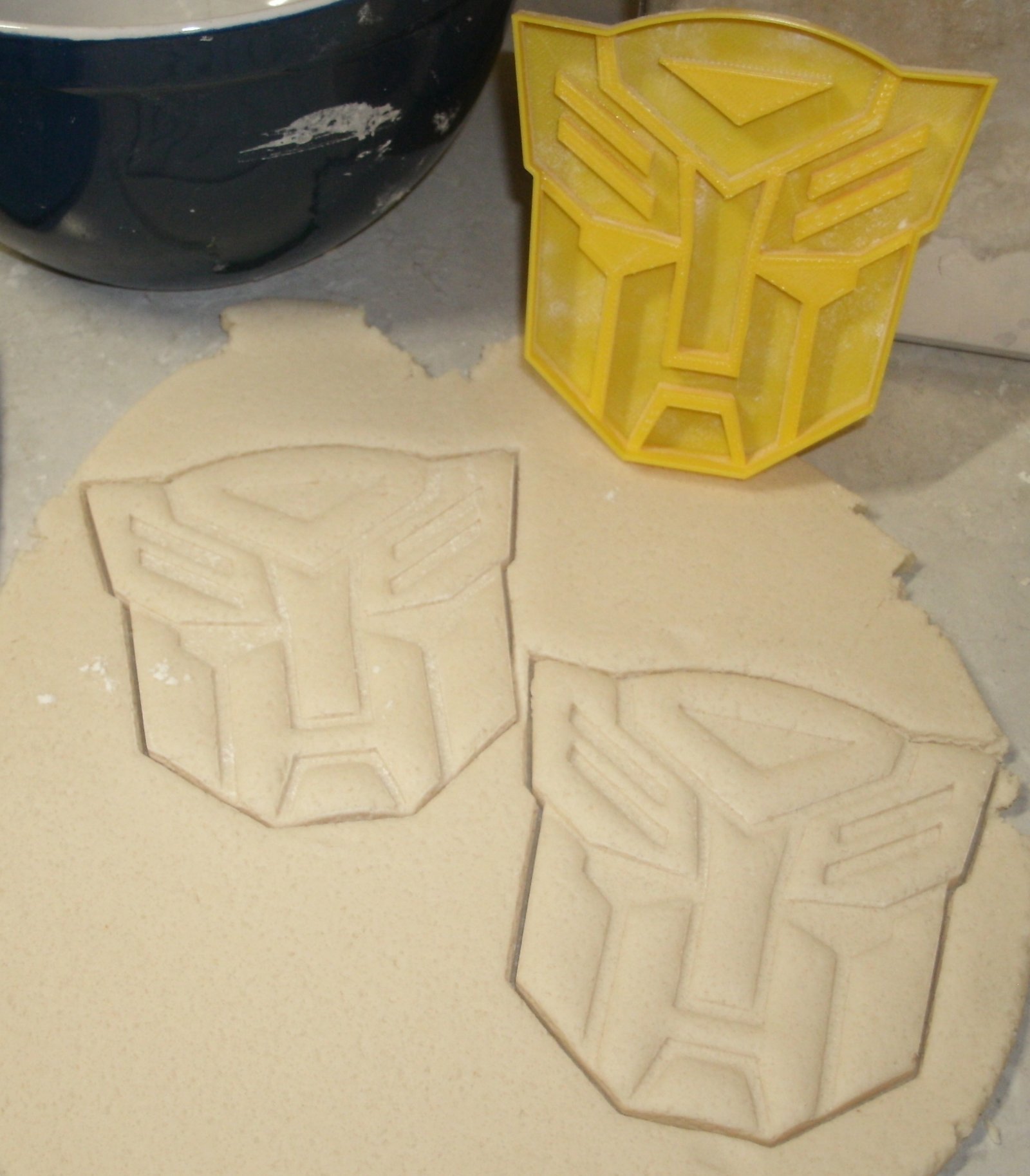 INSPIRED BY TRANSFORMERS THEME SET OF 3 COOKIE CUTTERS MADE IN USA PR1004