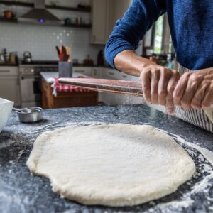 Earlywood French Rolling Pin - Tapered Wooden Rolling Pin for Baking Pizza, Pastry Dough or Pasta - Hard Wood French Roller Baking Pin Made in USA - Jatoba