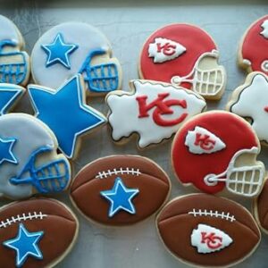 Football Cookie Cutters Set-5 Pieces-Stainless Steel Assorted Sizes