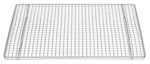 professional cross wire cooling rack half sheet pan grate - 16-1/2" x 12" drip screen 2 pack
