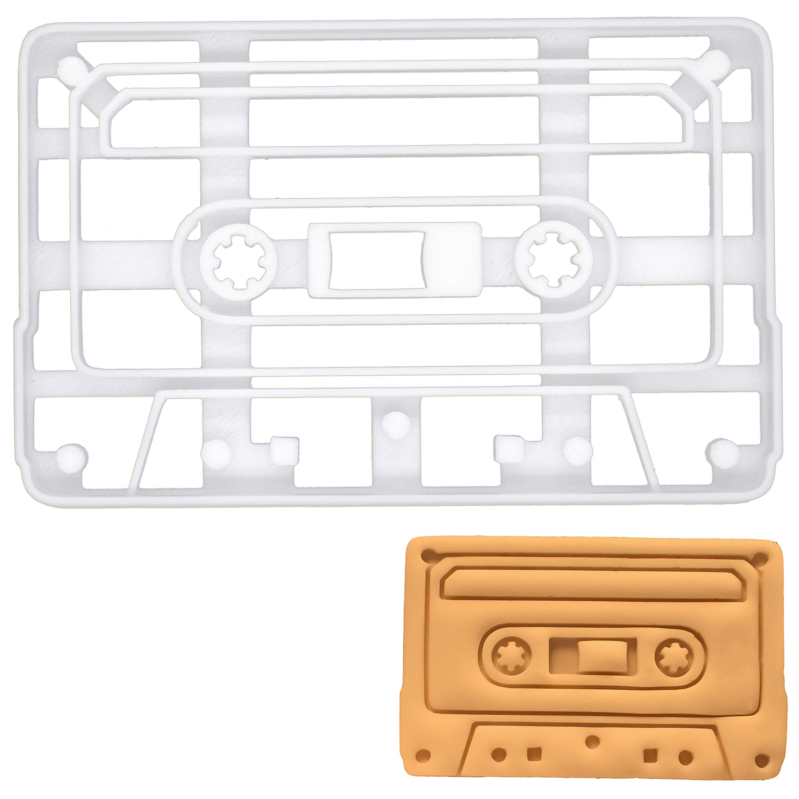 Cassette Tape cookie cutter, 1 piece - Bakerlogy
