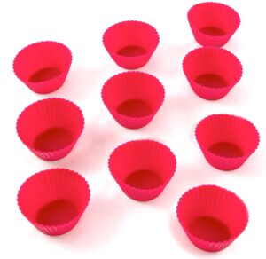 nuwave reusable silicone cupcake liners – set of 10