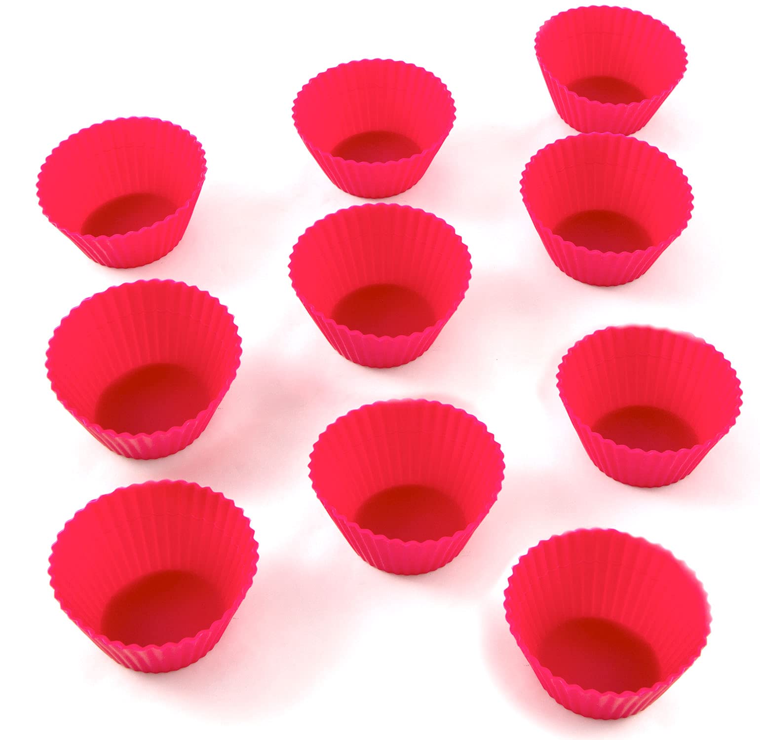 Nuwave Reusable Silicone Cupcake Liners – Set of 10