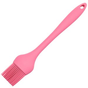 chef craft premium silicone basting brush, 10.25 inch, pink