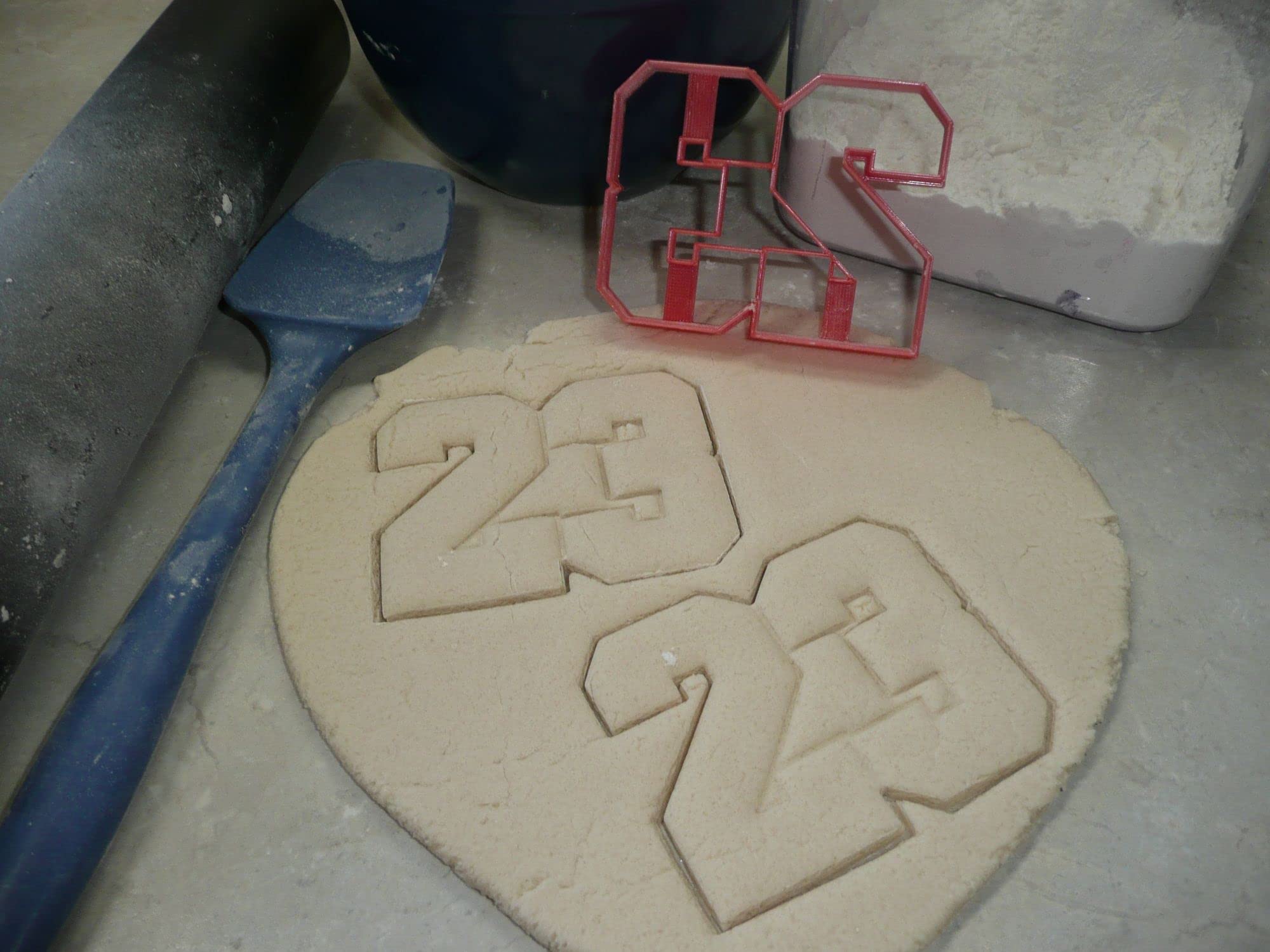 INSPIRED BY NUMBER 23 BASKETBALL LEGEND COOKIE CUTTER MADE IN USA PR4462