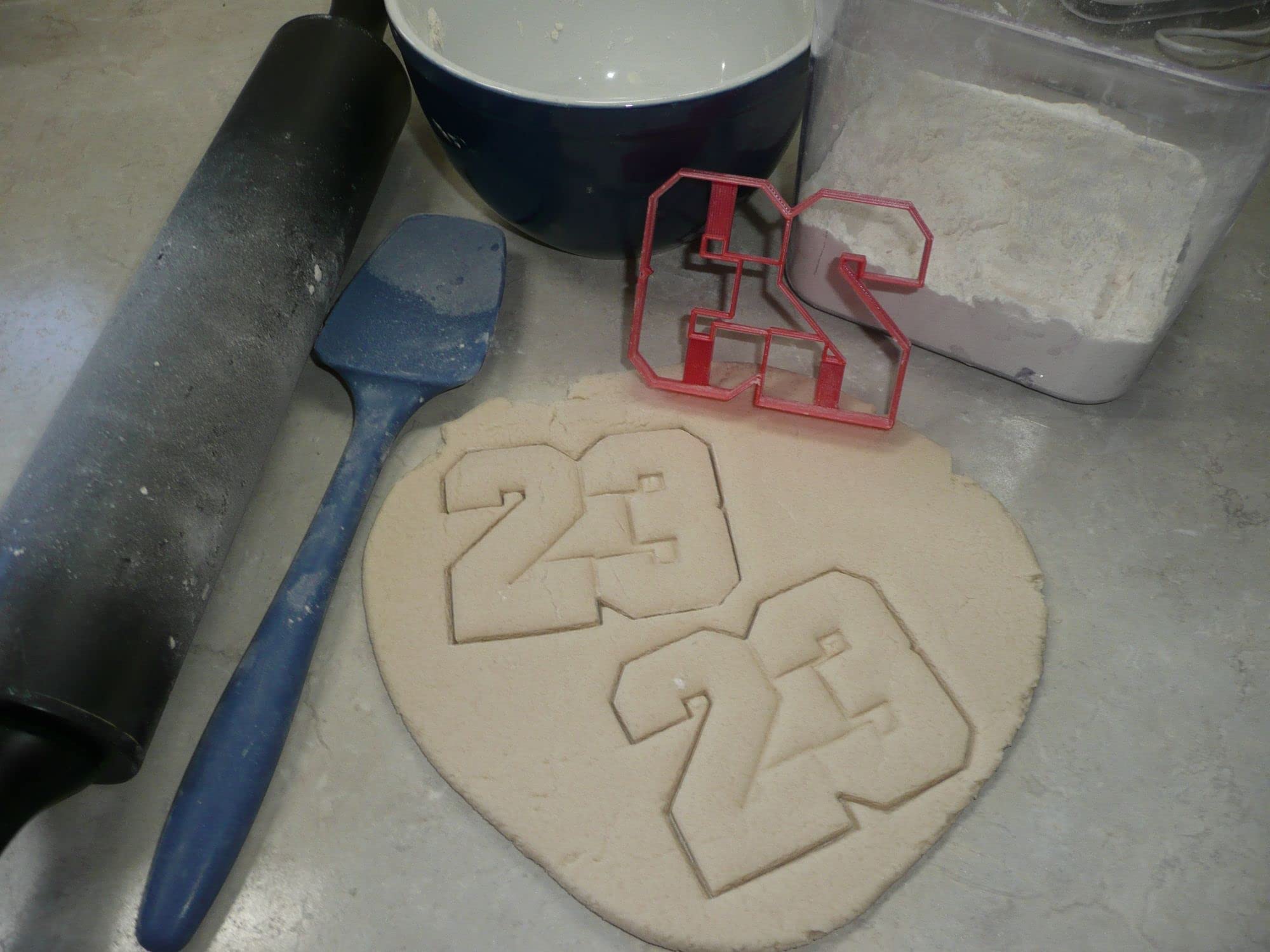 INSPIRED BY NUMBER 23 BASKETBALL LEGEND COOKIE CUTTER MADE IN USA PR4462
