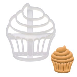 cupcake cookie cutter, 1 piece - bakerlogy