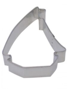 r&m sailboat 3.5" cookie cutter in durable, economical, tinplated steel