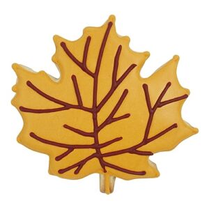 R&M International Maple Leaf 8" Stainless Steel Cookie Cutter, 8 Inches, Silver