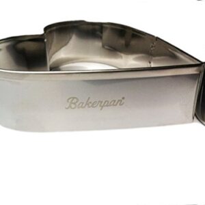 Bakerpan Stainless Steel Cookie Cutter Hearts Set of 2