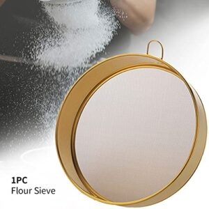 Flour Sifter,7.99 Inch Stainless Steel Sieve Fine Mesh Strainer With 80 Mesh,Durable Professional Kitchen Home Tool