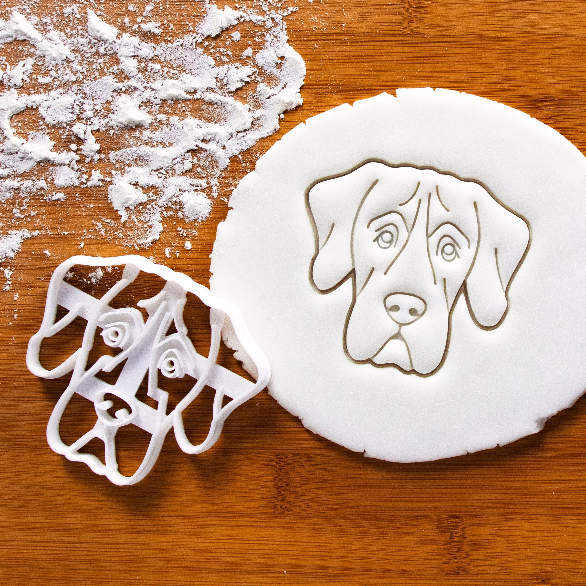 Great Dane Face cookie cutter, 1 piece - Bakerlogy