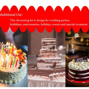 Utooo Stainless Steel Adjustable Round Cake Ring Mold, 6 to 12 Inches Cake Mousse Mold for Baking