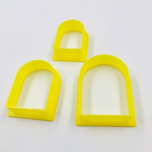 Set of 3 Arch Clay Cutter Set, Cookie Cutter, 3D Polymer Clay Cutter