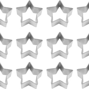1 Dozen/12 Count Mini Stars 1.5 Inch Cookie Cutters from The Cookie Cutter Shop – Tin Plated Steel Cookie Cutters