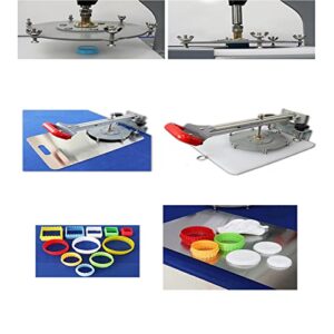INTBUYING 8 inch Pizza Dough Press Machine Manual Stainless Steel Household Pizza Dough Pastry Manual Press Machine in family commerce