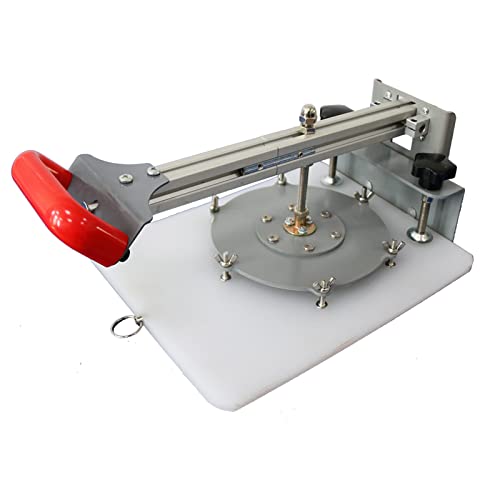 INTBUYING 8 inch Pizza Dough Press Machine Manual Stainless Steel Household Pizza Dough Pastry Manual Press Machine in family commerce