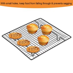 Cooling Rack,Stainless Steel Cooling and Baking Rack, Nonstick Cooking Grill Tray, Cake Cooling Wire Roasting Rack for Biscuit Pizza Bread Cake Baking, Easy To Clean, Cooling and Baking Rack Nons