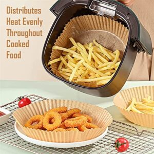 Gorwit Air Fryer Disposable Paper Food Grade Non-Stick Air Fryer Parchment Paper Round Liner For Oven Air Fryer Oven Oven Microwave Fryer 100 Sheets