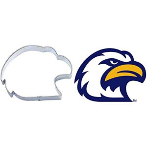 eagle hawk head cookie cutter 4.5 inch - made in the usa – foose cookie cutters tin plated steel eagle hawk head cookie mold