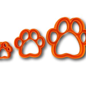 Dog Paw Cookie Cutter Style Set of 3