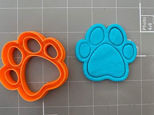 Dog Paw Cookie Cutter Style Set of 3