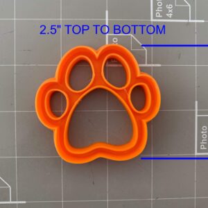 Dog Paw Cookie Cutter Style Set of 3