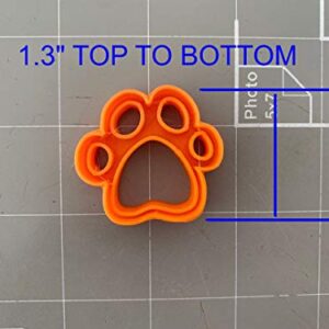 Dog Paw Cookie Cutter Style Set of 3