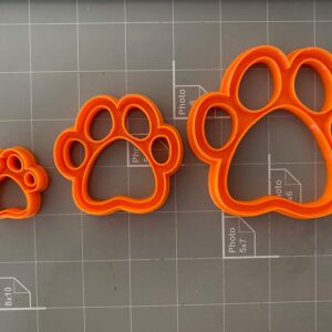 Dog Paw Cookie Cutter Style Set of 3