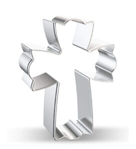 wjsyshop crucifix cross crucifixion shaped cookie cutter - g