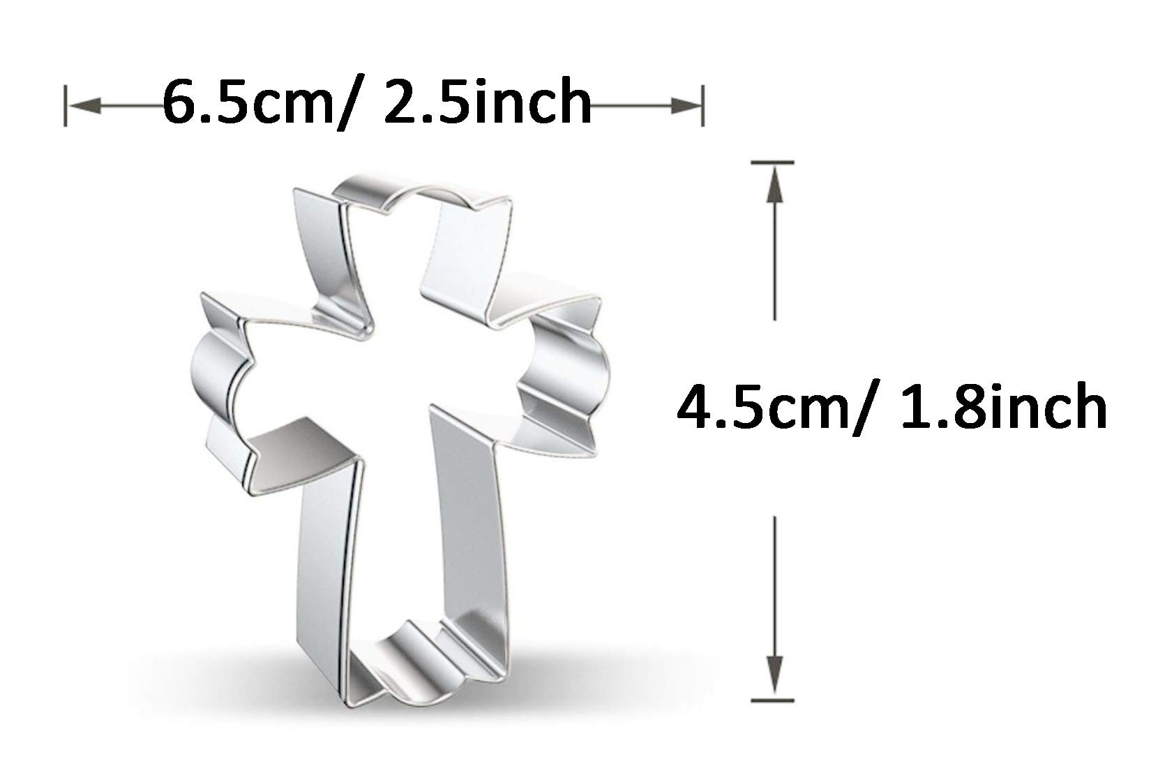 WJSYSHOP Crucifix Cross Crucifixion Shaped Cookie Cutter - G