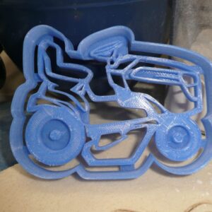 YNGLLC RIDER RIDING MOWER LAWN CARE YARD LANDSCAPING EQUIPMENT COOKIE CUTTER MADE IN USA PR4672, Blue