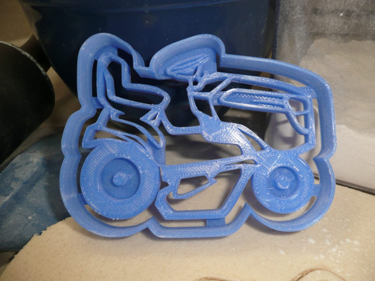 YNGLLC RIDER RIDING MOWER LAWN CARE YARD LANDSCAPING EQUIPMENT COOKIE CUTTER MADE IN USA PR4672, Blue