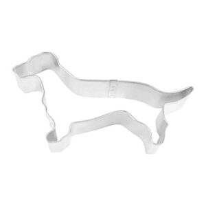 dachshund/weiner dog 5 inch cookie cutter from the cookie cutter shop – tin plated steel cookie cutter