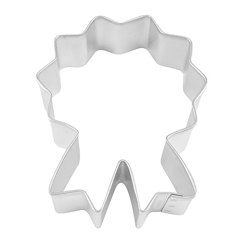 R&M Medallion/Ribbon" Cookie Cutter in Durable, Economical, Tinplated Steel