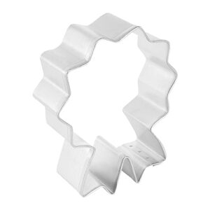 R&M Medallion/Ribbon" Cookie Cutter in Durable, Economical, Tinplated Steel