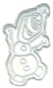 inspired by olaf friendliest snowman frozen theme movie character cookie cutter made in usa pr2647