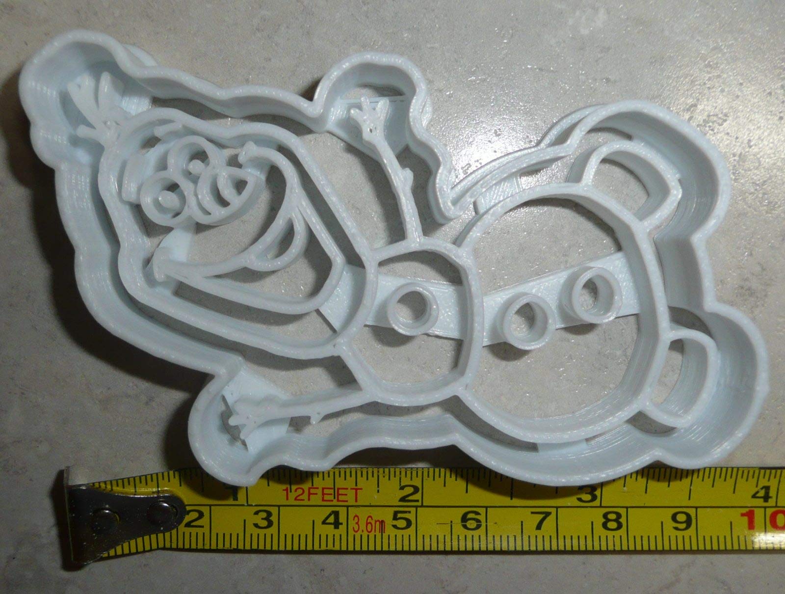 INSPIRED BY OLAF FRIENDLIEST SNOWMAN FROZEN THEME MOVIE CHARACTER COOKIE CUTTER MADE IN USA PR2647