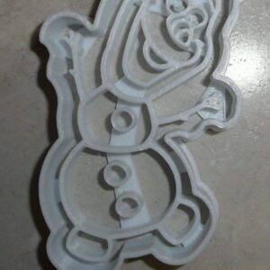 INSPIRED BY OLAF FRIENDLIEST SNOWMAN FROZEN THEME MOVIE CHARACTER COOKIE CUTTER MADE IN USA PR2647