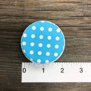 Bulk Candy Nut Mini Baking Cups - Blue White Dot - 100 Pack