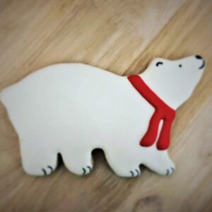 Polar Bear Cookie Cutter 5.75" Made in USA by Ann Clark