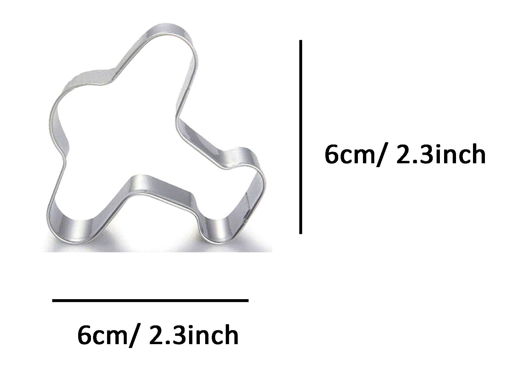 ZDYWY Aircraft Airplane Shaped Cookie Cutter