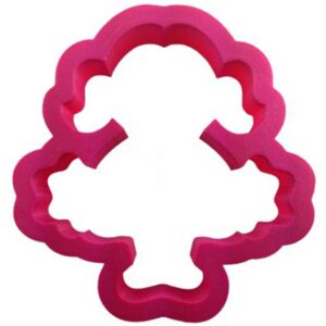 CookieCutterCom Brand Pink Cheerleader Cookie Cutter 3.5 inch – 3d Printed Plastic – USA Made