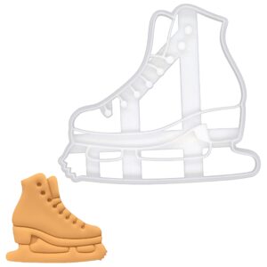 ice skating shoe cookie cutter, 1 piece - bakerlogy