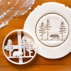 Forest Bear cookie cutter, 1 piece - Bakerlogy